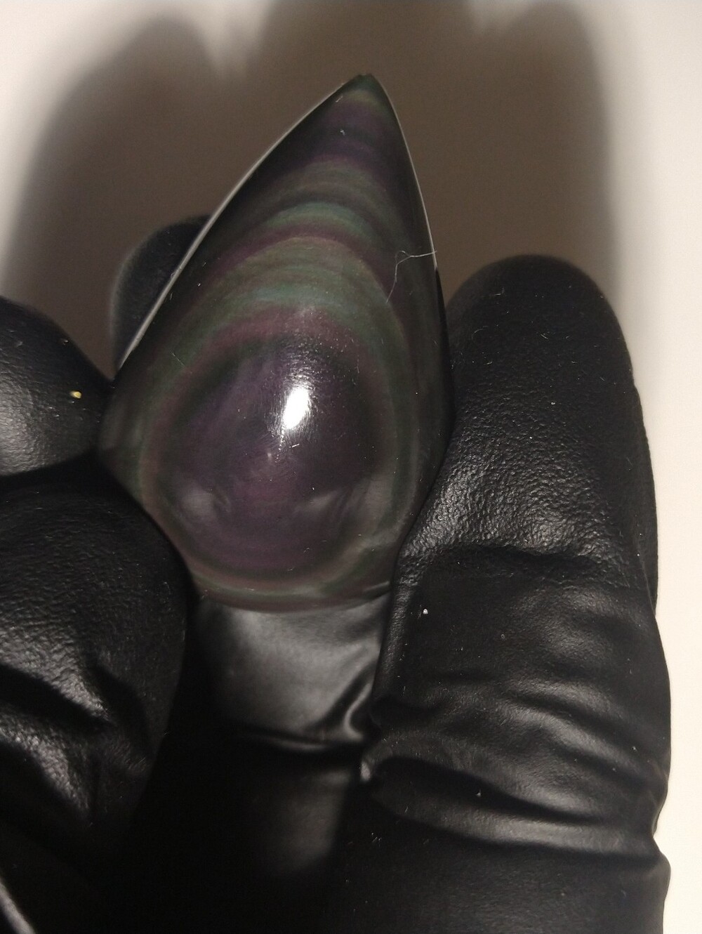 Very Nice Rainbow Obsidian Cabochon